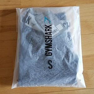 NWT Small Gymshark Saph Blue/Lt Grey Flex Leggings
